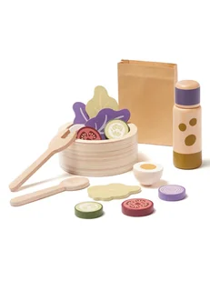 Kids Concept Zestaw sałatkowy "Kid's Hub" - 3+ - Zabawy w naśladowanie dorosłych - miniaturka - grafika 1