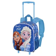 Plecaki - Frozen 2 - Kraina Lodu Dream -Mały Plecak 3D na Kółkach, Niebieski, 26 x 34 cm, Pojemność 12,5 L - miniaturka - grafika 1