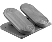 Podnóżki, podpórki, podkładki - Elior Szary podnóżek biurowy z funkcją fitness 4x W0-A64 - miniaturka - grafika 1