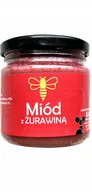 Miód - POLSKI miód z ŻURAWINĄ - 250 g - miniaturka - grafika 1