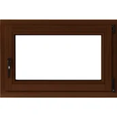 Okna - Lupol 2-szybowe fasadowe kolor lakier orzech O2 RU 865x535 mm - miniaturka - grafika 1