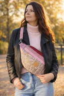 Nerki - Różowo bordowa nerka damska XL Toledo - miniaturka - grafika 1