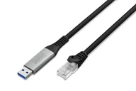 Kable komputerowe i do monitorów - Digitus Kabel USB 3.2 Gen1 - RJ45 Ethernet, 1 Gbit/s, 10 m AK-300600-100-S - miniaturka - grafika 1