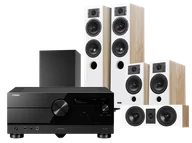 Kino domowe - Yamaha RX-A8A (czarny) + Diva 5 (dąb) +Diva 3 (dąb) + Diva 7 (dąb) + Basso 880 (czarny) - miniaturka - grafika 1