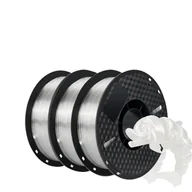 Filamenty i akcesoria do drukarek 3D - filament do drukarek 3D, materiał PETG, szybka wysyłka, przezroczysty 3 kg - miniaturka - grafika 1