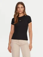 Koszulki i topy damskie - Guess Jeans T-Shirt W5BP45 KA0H1 Czarny Slim Fit - miniaturka - grafika 1