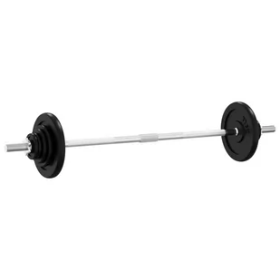 Sztanga z zestawem obciążników, 90 kg Lumarko! - Sztangi - miniaturka - grafika 3