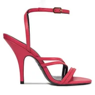 Sandały damskie - Sandały Patrizia Pepe 8X0005/L048-M481 Różowy - miniaturka - grafika 1