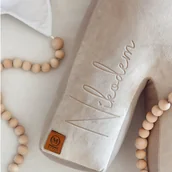 Kołdry i poduszki dla dzieci - Poduszka dekoracyjna litera, literka, inicjały z imieniem - kolor do wyboru - miniaturka - grafika 1