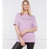 Koszulki i topy damskie - Superdry T-shirt linear | Loose fit - miniaturka - grafika 1