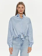 Koszule damskie - Guess Koszula W4RH59 WE2Q0 Niebieski Slim Fit - miniaturka - grafika 1