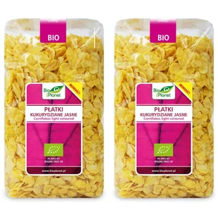 Bio Planet Płatki kukurydziane jasne Zestaw 2 x 250 g Bio - żywność - Płatki śniadaniowe i musli - miniaturka - grafika 1