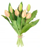 Sztuczne kwiaty - Tulipany Bukiet Tulipanów Kwiaty Gumowe Jak Żywe - miniaturka - grafika 1