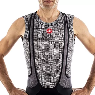 CASTELLI Męski T-shirt Pro Mesh M bez rękawów, czarno-biały, M - Koszulki męskie - miniaturka - grafika 1
