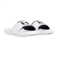 Klapki i japonki męskie - Męskie klapki basenowe Under Armour UA Ignite Select Białe - 3027219-100-41 - miniaturka - grafika 1