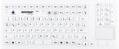Klawiatury - Gett Device Engineering InduKey TKG-107-TOUCH - Keyboard - USB - niemiecki - white KG22204 - miniaturka - grafika 1