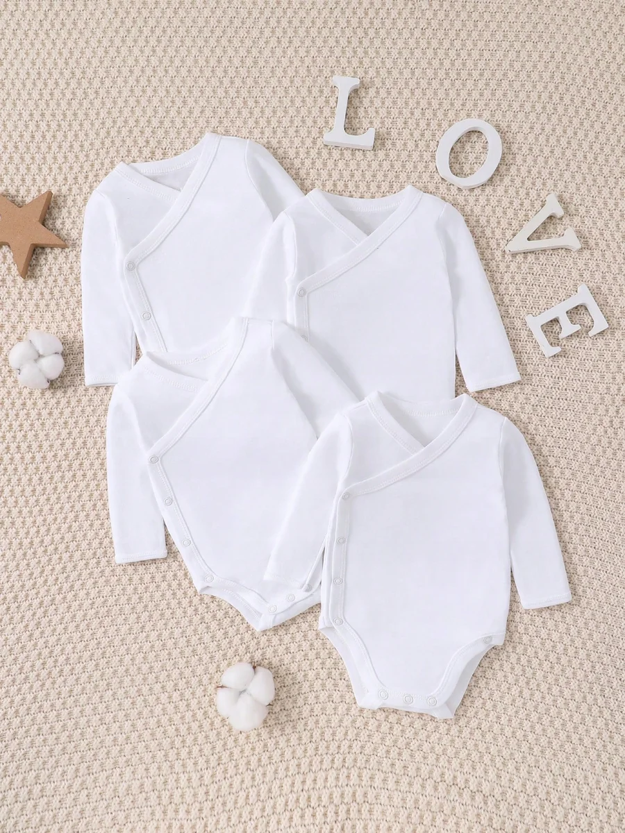 SHEIN BIAŁE BODY NIEMOWLĘCE NA ZATRZASKI 50-56CM 21MA