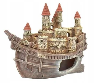 AQUA NATURA Dekoracja akwarystyczna zamek na wraku statku - Dekoracje do akwarium - miniaturka - grafika 1