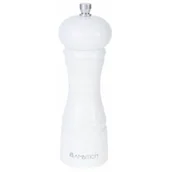 Młynki do soli i pieprzu - Dudson Młynek do pieprzu i soli drewniany 15 cm biały lakierowany Chess - miniaturka - grafika 1