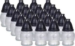 Znicz szklany 205BZ - 8H 20szt. TRANSPARENTNY - Lampiony i znicze - miniaturka - grafika 1