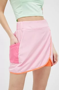 Spódnice - Columbia spódnica kolor różowy - grafika 1