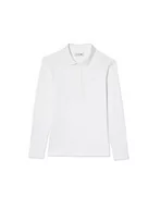 Koszulki i topy damskie - Lacoste Damska koszulka polo, Biały, 32 - miniaturka - grafika 1