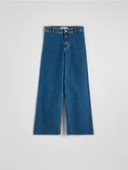 Spodnie damskie - Reserved - Jeansy marina straight - niebieski - miniaturka - grafika 1