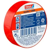 Taśmy izolacyjne i naprawcze - Tesa Taśma elektroizol.5000v pcw 10m:15mm czerwona (h5394703) H5398820 - miniaturka - grafika 1