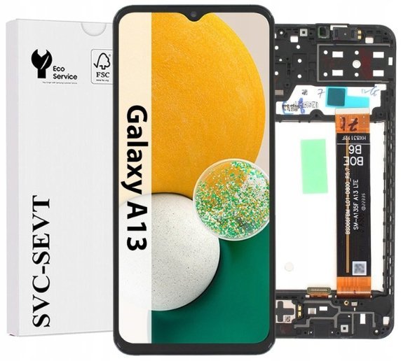 UTS-Group Wyświetlacz Do Samsung Galaxy A13 4G A135 Ramka Oryginał LCD Ekran