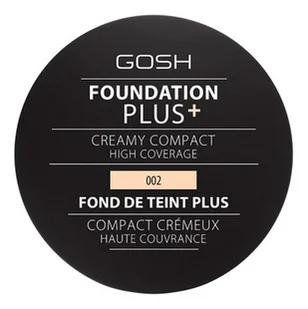 Gosh Foundation Plus Creamy Compact Podkład w kompakcie 002 Ivory 9g 5711914121082 - Podkłady do twarzy - miniaturka - grafika 1