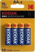 Baterie i akcesoria - Bateria alkaliczna KODAK MAX KAA-4 (LR6), blister=4 szt - miniaturka - grafika 1