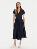 Sukienki - Tommy Hilfiger Sukienka codzienna 1985 WW0WW45733 Granatowy Regular Fit - miniaturka - grafika 1