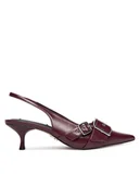 Sandały damskie - Steve Madden Sandały Lezley SM11003440 Bordowy - miniaturka - grafika 1