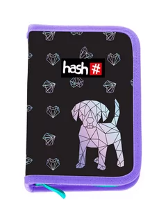 Piórnik pojedynczy jednoklapkowy bez wyposażenia HASH BEST FRIEND, AC8 - Piórniki - miniaturka - grafika 1