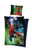 Pościel dla dzieci - Pościel 160x200 bawełniana Spiderman green-navy - miniaturka - grafika 1