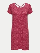 Sukienki - ONLY Sukienka codzienna Bera 15131237 Czerwony Regular Fit - miniaturka - grafika 1