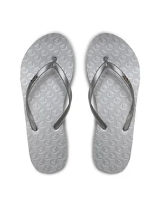 Roxy Japonki ARJL100663 Srebrny - Klapki i japonki damskie - miniaturka - grafika 1