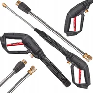 Akcesoria do myjek - Myjka ciśnieniowa Rosfix Pistolet do myjki ciśnieniowej Pro Clean Gun PCG1 z przyłączem M22x1,5 trzpień 14mm + lanca szybkozłą - miniaturka - grafika 1
