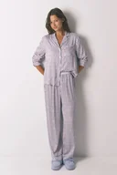 Piżamy damskie - women'secret piżama damska kolor fioletowy 4852102 - miniaturka - grafika 1