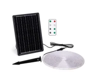 Lampy ogrodowe - Aigostar - LED Ściemnialna taśma solarna LED/10W/3,2V 10 m 2700K IP65 + pilot - miniaturka - grafika 1