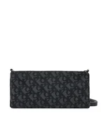 Torebki damskie - Calvin Klein Jeans Torebka Logo Jacquard Sophie Top Zip LV04K3183G Czarny - miniaturka - grafika 1