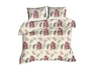 Pościel - Darymex Pościel z kory 160x200 liście beżowa bordowa 1640N - miniaturka - grafika 1