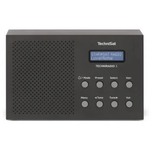 TechniSat Radio Techniradio 3 Czarny 0000/3925 0000/3925 - Radia - miniaturka - grafika 1