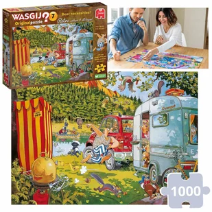 Jumbo W lesie, puzzle 1000 elementów Wasgij Retro Original 7 - Puzzle - miniaturka - grafika 1
