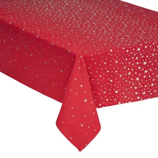 Ozdobny obrus w gwiazdki, 140 x 240 cm - Obrusy i serwetki - miniaturka - grafika 1