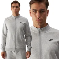 Bluzy męskie - Bluza Męska Bejsbolówka Bomberka 4F XXL TSWSM1463 AW24 - miniaturka - grafika 1