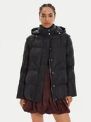 Kurtki damskie - Patrizia Pepe Kurtka zimowa 8O0143/A451-K103 Czarny Regular Fit - miniaturka - grafika 1