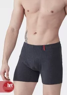 Majtki męskie - SZORTY KEY MXM-155 HOT TOUCH (kolor czarny, rozmiar L) - miniaturka - grafika 1