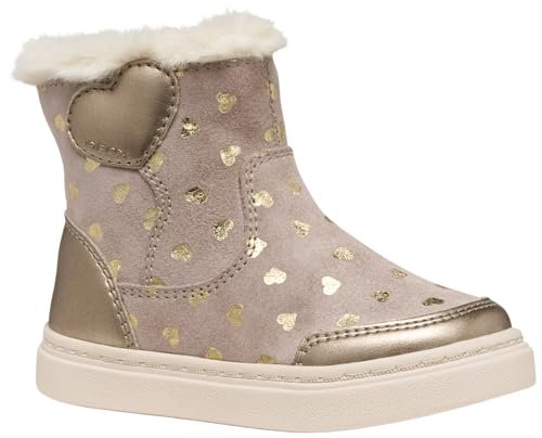 Geox Baby Girl B Nashik Girl Botki do kostki, Ciemny beż, 20 EU, Ciemny beż, 20 EU