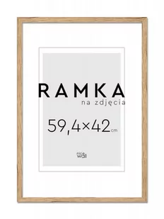Ramka na zdjęcia A2 59,4x42 cm Brzoza - Ramki na zdjęcia - miniaturka - grafika 1